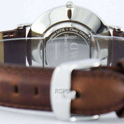 Daniel Wellington Classy St Mawes quarzo cristallo accento DW00100079 (0960DW) orologio da donna