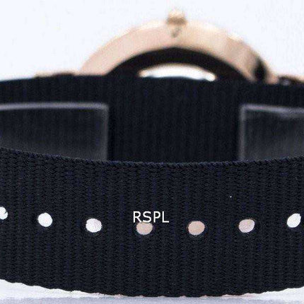 Orologio unisex di quarzo classico nero DW00100150 di Daniel Wellington