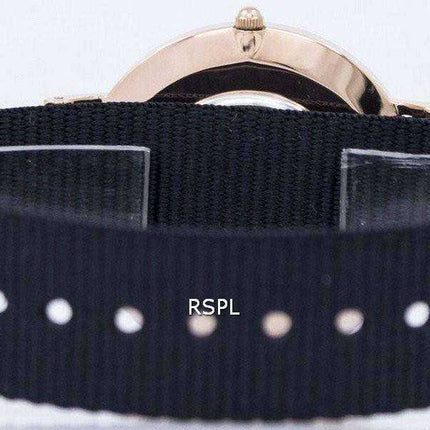 Orologio unisex di quarzo classico nero DW00100150 di Daniel Wellington