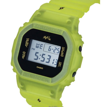 Orologio da uomo Casio G-Shock Digital J Balvin con cinturino in resina al quarzo DWE-5600JB-1A9 200M
