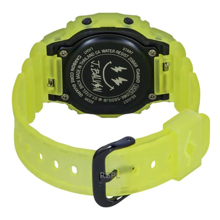 Orologio da uomo Casio G-Shock Digital J Balvin con cinturino in resina al quarzo DWE-5600JB-1A9 200M