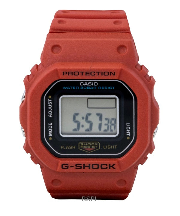 Orologio Casio G-Shock Nano Digital Red Bio-Based Resin Strap Quartz DWN-5600-4 200M Unisex