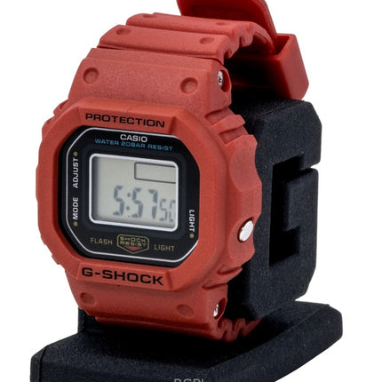 Orologio Casio G-Shock Nano Digital Red Bio-Based Resin Strap Quartz DWN-5600-4 200M Unisex