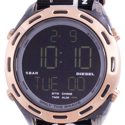 Orologio da uomo Diesel Crusher Digital Black Nylon Quartz DZ1940