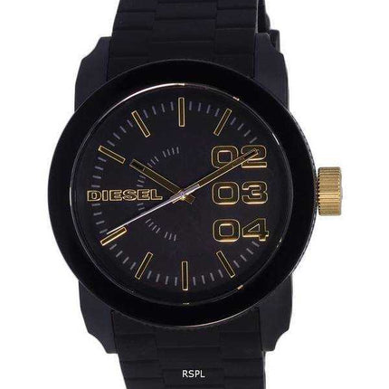 Orologio da uomo Diesel Double Down Silicon quadrante nero al quarzo DZ1972