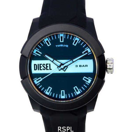 Orologio da uomo Diesel Double Up cinturino in silicone quadrante multicolore DZ1982 al quarzo