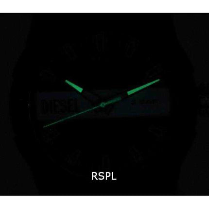 Orologio da uomo Diesel Double Up cinturino in silicone quadrante multicolore DZ1982 al quarzo