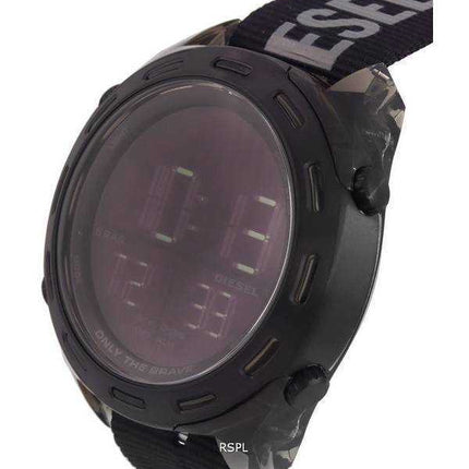 Orologio da uomo Diesel Crusher Digital Textile quadrante nero al quarzo DZ1985