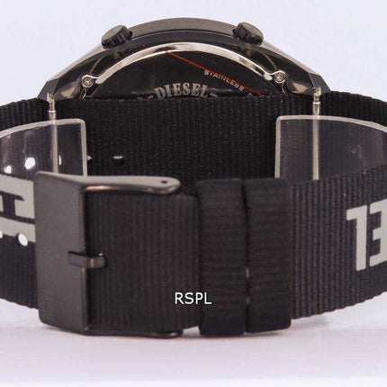 Orologio da uomo Diesel Crusher Digital Textile quadrante nero al quarzo DZ1985