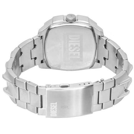 Orologio da uomo Diesel DVA in acciaio inossidabile con quadrante argentato al quarzo DZ2170