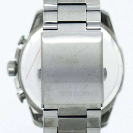 Diesel Mega Chief Quartz Cronografo quadrante grigio nero IP DZ4282 Orologio da uomo