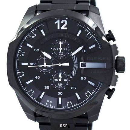 Orologio da uomo Diesel Mega Chief al quarzo nero IP DZ4283