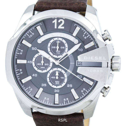 Orologio da uomo Diesel Mega Chief Chronograph con quadrante grigio DZ4290