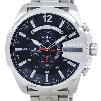 Orologio da uomo Diesel Mega Chief Quartz Cronografo quadrante nero DZ4308