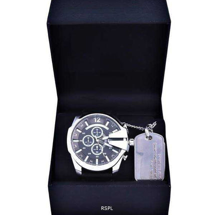 Orologio da uomo Diesel Mega Chief Chronograph Leather Quartz DZ4559 100M