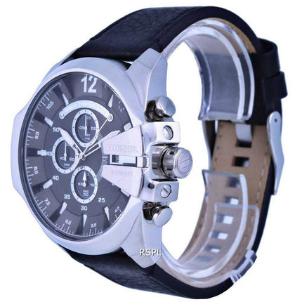 Orologio da uomo Diesel Mega Chief Chronograph Leather Quartz DZ4559 100M