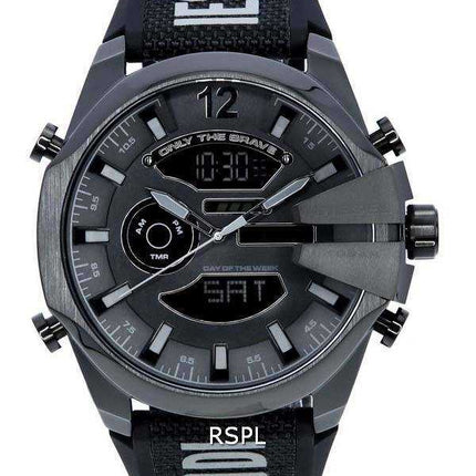 Orologio da uomo Diesel Mega Chief analogico digitale quadrante nero DZ4593 100M