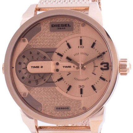 Orologio da uomo Diesel Mini Daddy in oro rosa con quadrante al quarzo DZ5600