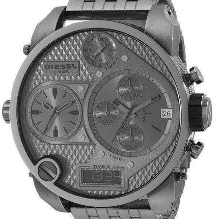 Orologio da uomo Diesel cronografo grigio multi-quadrante con display analogico-digitale DZ7247