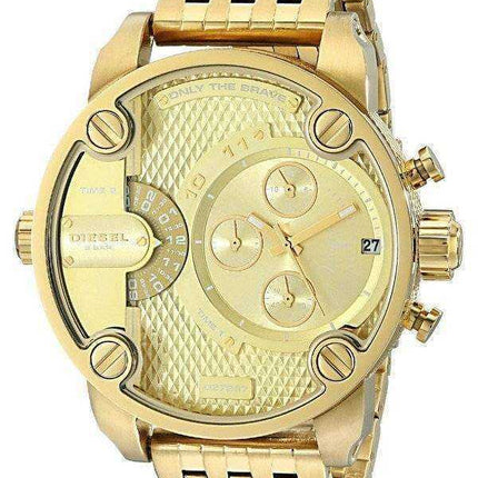 Orologio da uomo Diesel Little Daddy Chronograph Gold Tone DZ7287