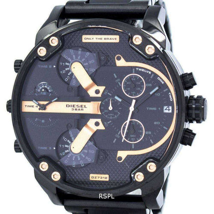 Diesel Mr. Daddy 2.0 Oversized Chronograph Black Dial DZ7312 Orologio da uomo