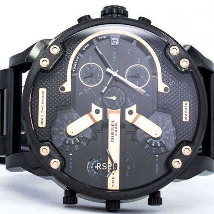 Diesel Mr. Daddy 2.0 Oversized Chronograph Black Dial DZ7312 Orologio da uomo