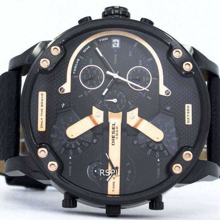 Diesel Mr. Daddy 2.0 Cronografo al quarzo quadrante nero DZ7350 Orologio da uomo