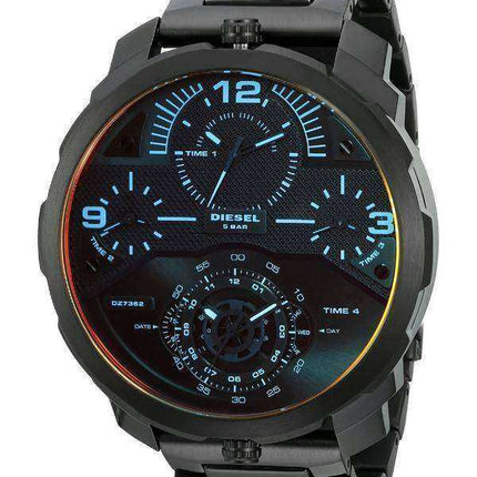 Orologio da uomo Diesel Time Clock DZ7362 con cinturino al quarzo Tinged 4 Diesel