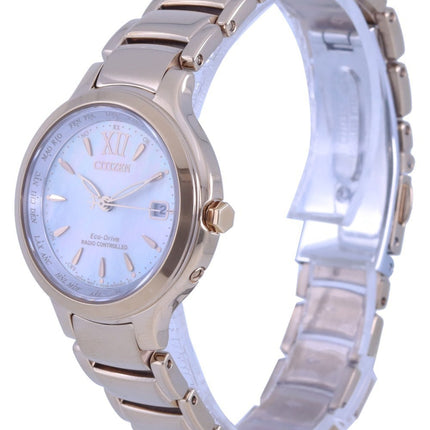 Orologio Citizen Radiocontrollato World Time Eco-Drive EC1173-87D da donna