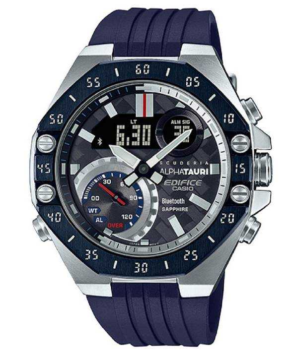 Casio Edifice Scuderia AlphaTauri Edizione Limitata Analogico Digitale Al Quarzo ECB-10AT-1A ECB10AT-1 100M Orologio da Uomo