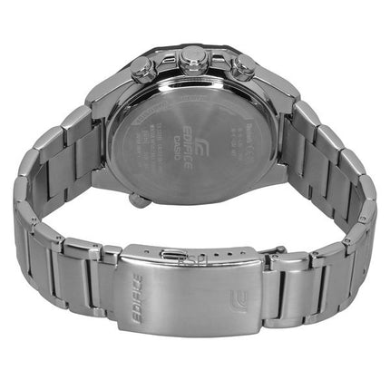 Casio Edifice Analog Digital Smartphone Link Acciaio inossidabile Quadrante nero Quarzo ECB-10DB-1A9 100M Orologio da uomo