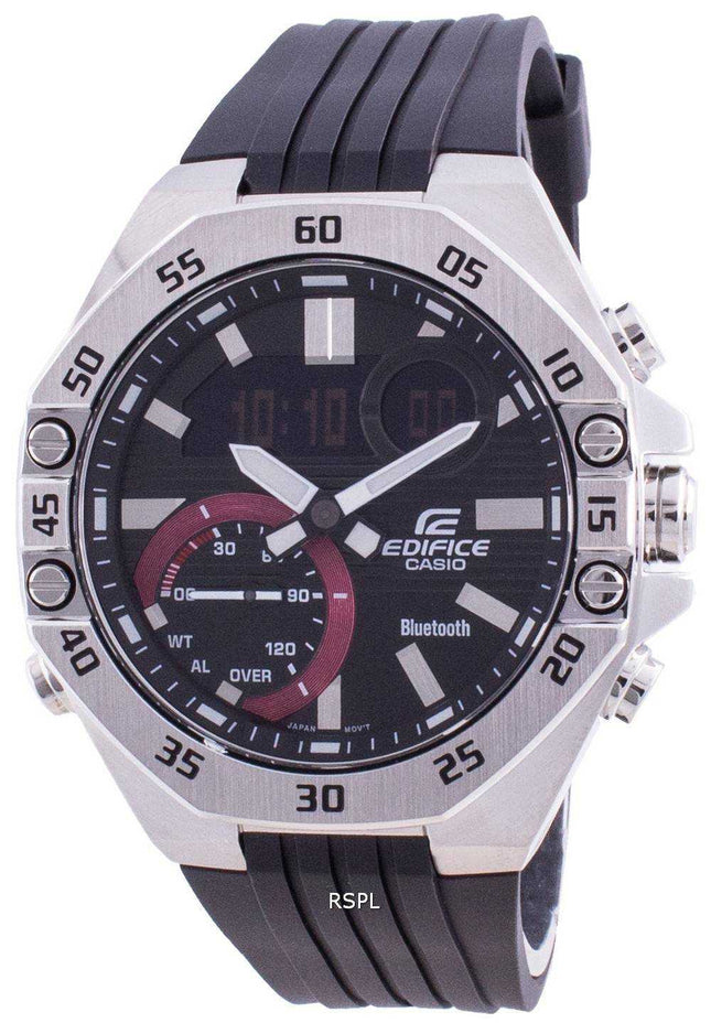 Orologio da uomo Casio Edifice World Time Mobile Link ECB-10P-1A ECB10P-1 100M