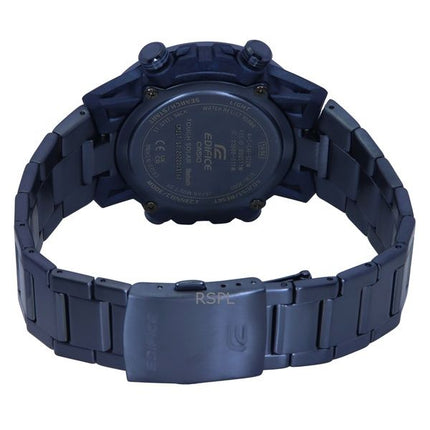 Casio Edifice Analog Digital Cool Blue Edition Smartphone Link Quadrante Blu Solare ECB-2000CB-2 100M Orologio da Uomo