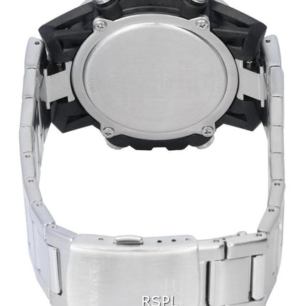 Orologio da uomo Casio Edifice Sospensione Mobile Link quadrante nero solare ECB-2000D-1A ECB2000D-1 100M
