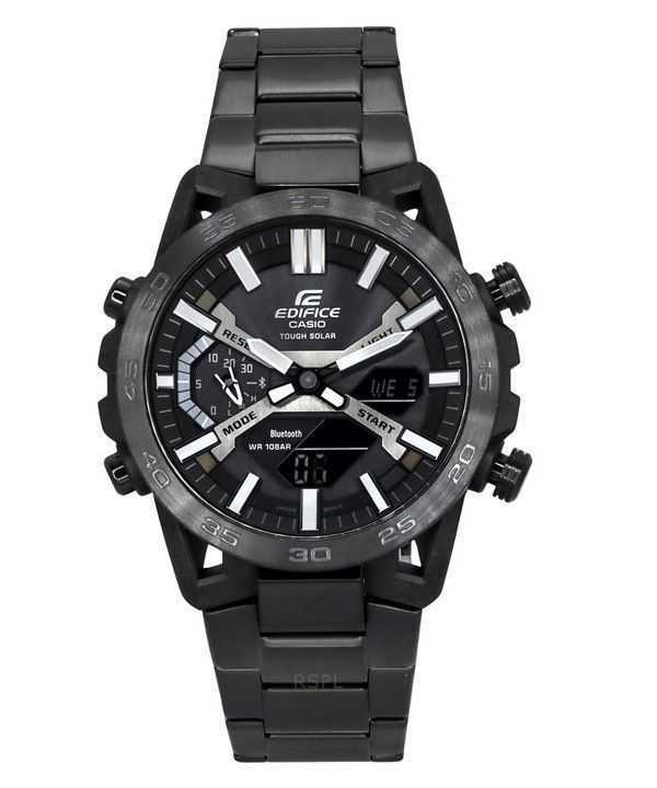 Casio Edifice Sospensione Analog Digital Smartphone Link Tough Solar ECB-2000DC-1B 100M Orologio da uomo