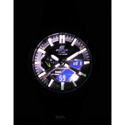 Casio Edifice Sospensione Analog Digital Smartphone Link Tough Solar ECB-2000DD-1A 100M Orologio da uomo