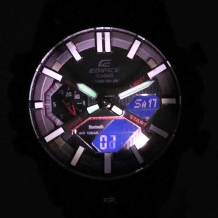 Orologio da uomo Casio Edifice Sospensione Mobile Link analogico digitale solare ECB-2000PB-1A 100M