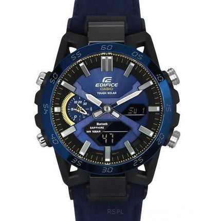Casio Edifice Sospensione 50th Anniversary Limited Edition Quadrante Blu Tough Solar ECB-2000SS-2A Orologio da Uomo 100M