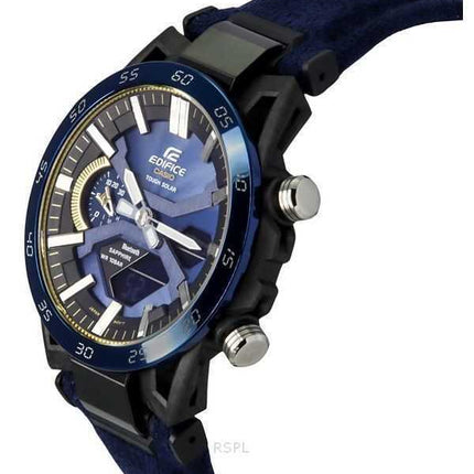 Casio Edifice Sospensione 50th Anniversary Limited Edition Quadrante Blu Tough Solar ECB-2000SS-2A Orologio da Uomo 100M