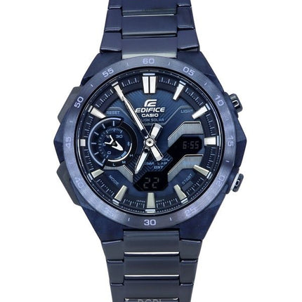 Casio Edifice Windflow Analog Digital Cool Blue Edition Smartphone Link Quadrante Blu Solare ECB-2200CB-2 100M Orologio da Uomo