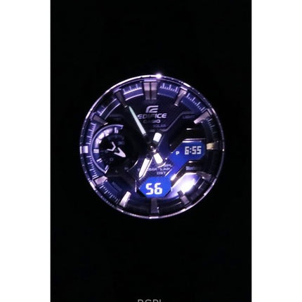 Casio Edifice Windflow Analog Digital Cool Blue Edition Smartphone Link Quadrante Blu Solare ECB-2200CB-2 100M Orologio da Uomo