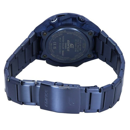 Casio Edifice Windflow Analog Digital Cool Blue Edition Smartphone Link Quadrante Blu Solare ECB-2200CB-2 100M Orologio da Uomo