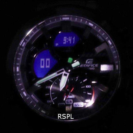 Orologio da uomo Casio Edifice Smartphone Link analogico digitale al quarzo ECB-30D-1A ECB30D-1 100M
