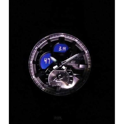 Casio Edifice Smartphone Link Modello Bluetooth Analogico Digitale Quadrante Grigio Quarzo ECB-30DC-1B 100M Orologio da Uomo