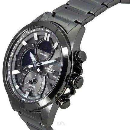 Casio Edifice Smartphone Link Modello Bluetooth Analogico Digitale Quadrante Grigio Quarzo ECB-30DC-1B 100M Orologio da Uomo