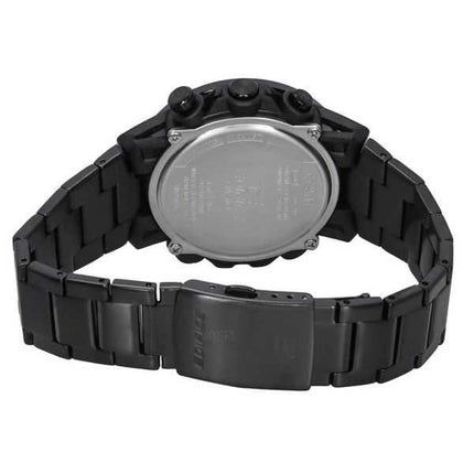Casio Edifice Sospensione Smartphone Link Bluetooth Analogico Digitale Quadrante Nero Quarzo ECB-40BK-1A 100 Orologio da Uomo