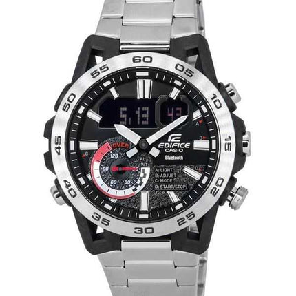 Casio Edifice Sospensione Smartphone Link Cronografo analogico digitale al quarzo ECB-40D-1A ECB40D-1 100M Orologio da uomo