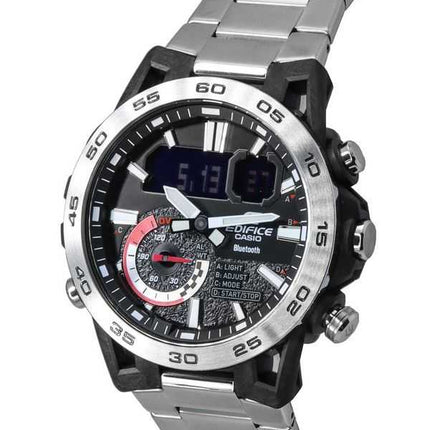 Casio Edifice Sospensione Smartphone Link Cronografo analogico digitale al quarzo ECB-40D-1A ECB40D-1 100M Orologio da uomo