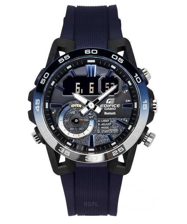 Casio Edifice Sospensione Nighttime Drive Analog Digital Smartphone Link Quarzo ECB-40NP-1A 100M Orologio da uomo