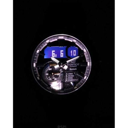 Casio Edifice Sospensione Nighttime Drive Analog Digital Smartphone Link Quarzo ECB-40NP-1A 100M Orologio da uomo